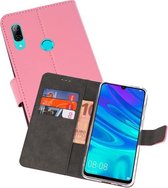 Booktype Telefoonhoesjes - Bookcase Hoesje - Wallet Case -  Geschikt voor Huawei P Smart 2019 - Roze