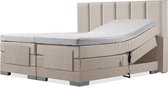 Luxe Boxspring 160x210 Elektrische Beige Suite