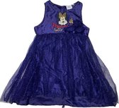 Disney Minnie Mouse jurk satijn/tule blauw maat 98