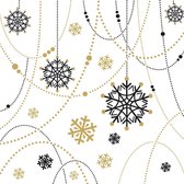 Duni Servetten Snow Air-laid 40 Cm Papier Wit 12 Stuks