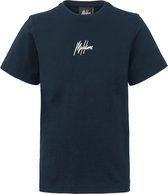 Malelions Junior T-shirt Small Signature - Navy/White - 12 | 152