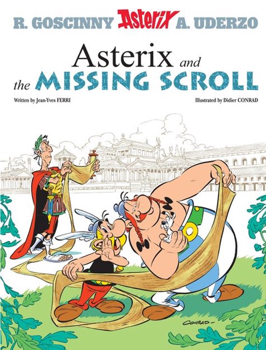 Asterix 36 - Asterix and The Missing Scroll - cover