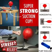 Decopatent® Boksbal tafelmodel - Stressbal - Mini bokszak - Punching Ball - Tafel boksbal bureau op voet - Volwassenen & Kinderen