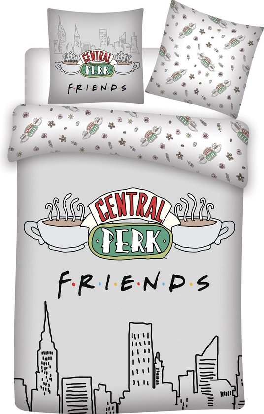 duidelijk Smeltend Rust uit Friends Dekbedovertrek Central Perk - Eenpersoons - 140 x 200 cm -  Polyester | bol.com