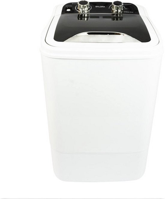Salora WMR5350 - Mini wasmachine - Compact wasmachine - Kleine wasmachine - Studenten wasmachine - Wit