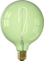 CALEX - LED Lamp - Nora Emerald G125 - E27 Fitting - Dimbaar - 4W - Warm Wit 2200K - Groen - BSE