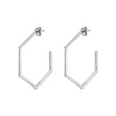QOOQI Damen-Ohrringe 925er Silber 4 Silber 32011546