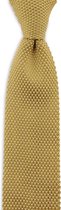 We Love Ties - Stropdas gebreid mosterd - polyester