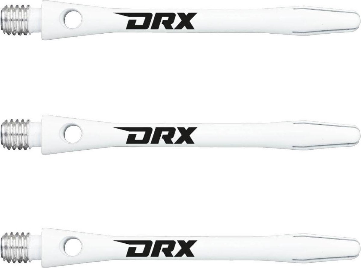 RedDragon DRX Aluminium DartShafts - Wit - Short - (1 Set)