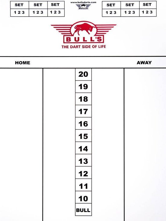 Bulls Dart Scorebord Flex 30×60 cm