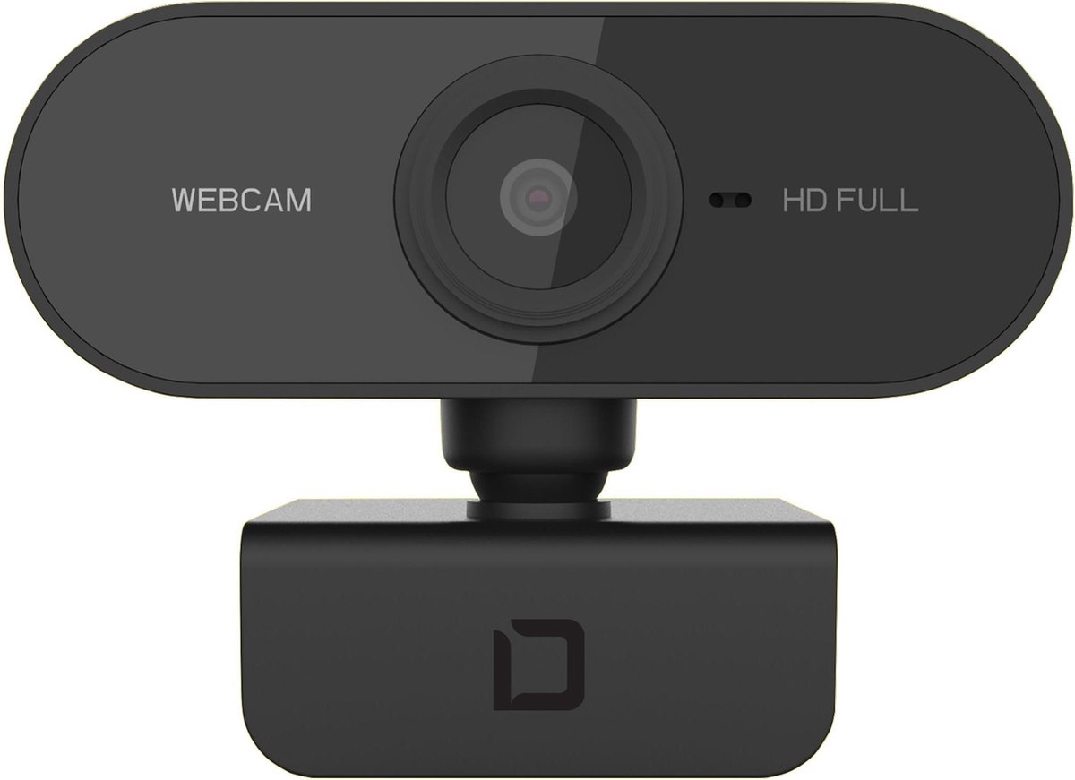 Dicota D31804 webcam 1920 x 1080 Pixels USB 2.0 Zwart