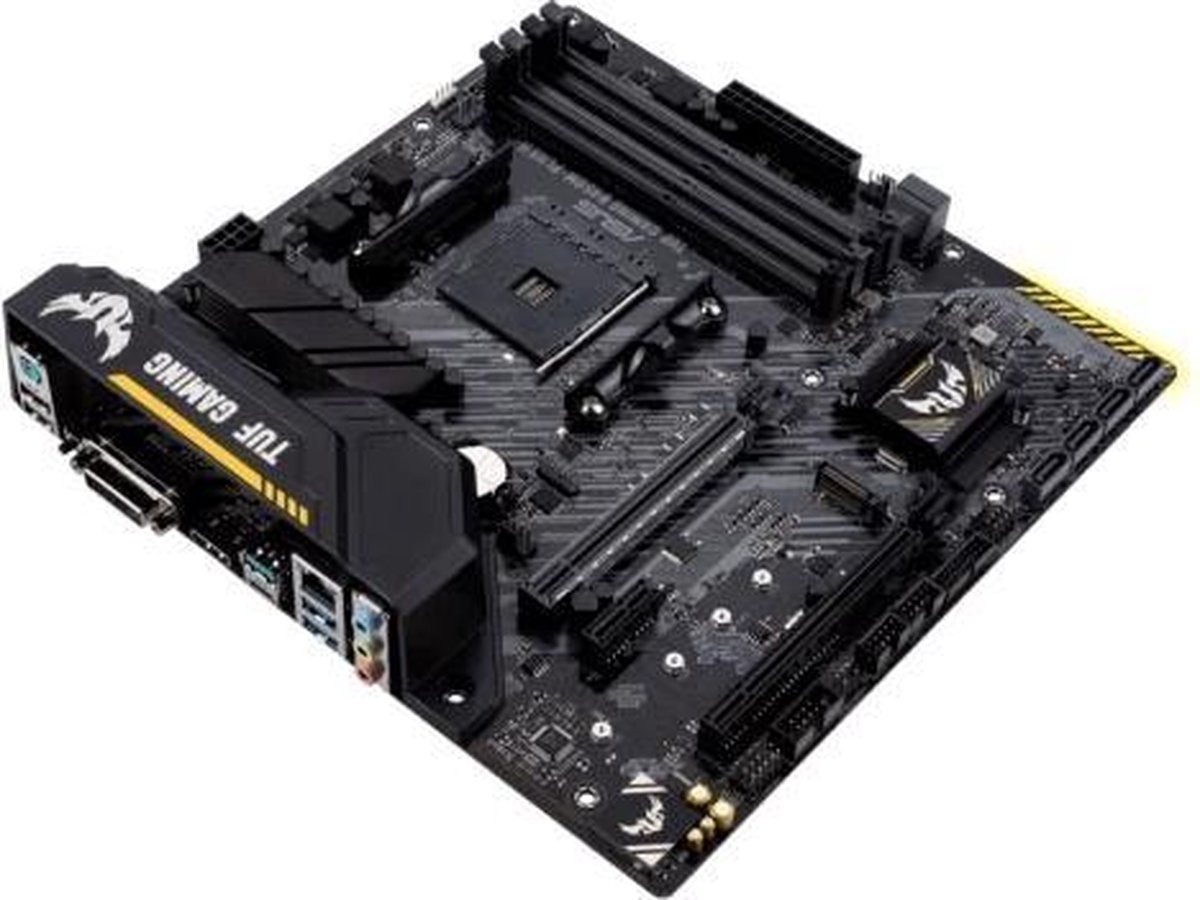 Asus TUF GAMING B450M-PLUS II Moederbord Socket AMD AM4 Vormfactor Micro-ATX Moederbord chipset AMD® B450
