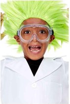 Smiffys - Explosive Scientist Goggles Kostuum Bril Kids - Wit