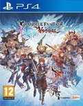 PlayStation 4 speldoos voor Granblue Fantasy Versus met een groep personages.