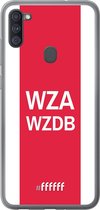 Samsung Galaxy A11 Hoesje Transparant TPU Case - AFC Ajax - WZAWZDB #ffffff