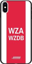 iPhone Xs Max Hoesje TPU Case - AFC Ajax - WZAWZDB #ffffff