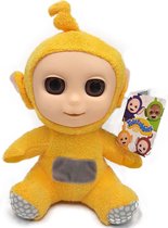 Teletubbies / Tiddlytubbies - Umby Pumby (geel in zittende houding) - Pluche Knuffel - 24 cm