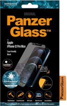 PanzerGlass CamSlider Gehard Glas Screenprotector Geschikt voor Apple iPhone 12 Pro Max - Zwart