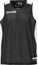 Spalding Essential Rev. Shirt Unisex - Zwart / Wit - maat XXS