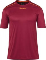 Kempa Poly Shirt kinderen - sportshirts - bordeaux - Unisex