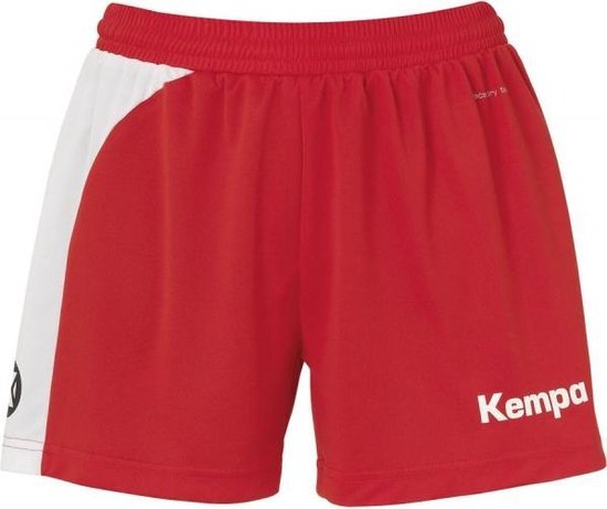 Kempa Peak Short Dames Rood-Wit Maat L