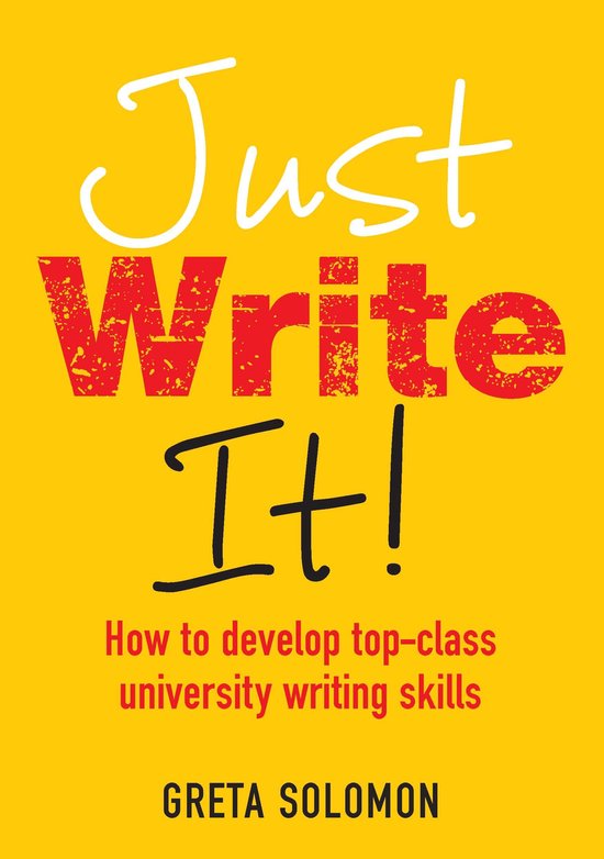 Just Write It! - cover
