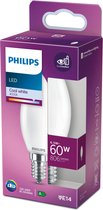 Philips LED lamp E14 Lichtbron - Koel wit - 6,5W = 60W - Ø 35 mm - 1 stuk
