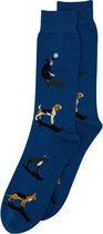 Alfredo Gonzales Sokken Dog Socks Blauw Maat:M (42-45)