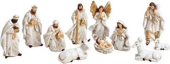 Toezicht houden Fobie verkoudheid Polystone kerststal beeldjes / beelden wit 11 stuks - Kerstdecoraties en...  | bol.com