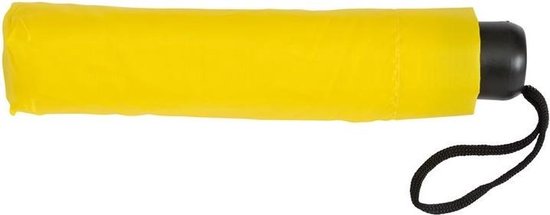 Mini parapluie pliable jaune 96 cm - Petit parapluie pas cher - Protection  contre la pluie | bol.com