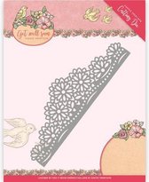 Mal - Yvonne Creations - Get Well Soon - Bloemen Rand