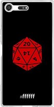 Sony Xperia XZ Premium Hoesje Transparant TPU Case - D20 - Black #ffffff