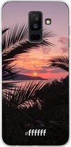 Samsung Galaxy A6 Plus (2018) Hoesje Transparant TPU Case - Pretty Sunset #ffffff