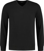 GENTS | Trui Heren V-neck Zwart Maat M 39/40