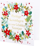 3 Pakjes van 8 kerstkaarten X-mas Style Kerstkrans