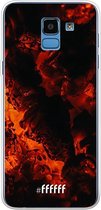 Samsung Galaxy J6 (2018) Hoesje Transparant TPU Case - Hot Hot Hot #ffffff