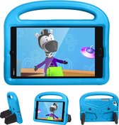 Case2go - Hoes geschikt voor Huawei Mediapad M3 Lite / M5 Lite - 8.4 inch - Schokbestendige case met handvat - Sparrow Kids Cover - Licht Blauw