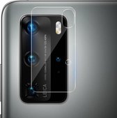 Huawei P40 Pro - Full Cover Camera lens screenprotector - Tempered Glass - Transparant (2-Pack)