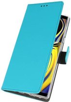 Wicked Narwal | Wallet Cases Hoesje voor Samsung Galaxy Note 9 Blauw