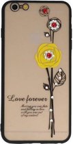 Wicked Narwal | Love Forever Hoesjes voor iPhone 6 / 6s Plus Geel