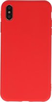 Wicked Narwal | Premium Color TPU Hoesje voor iPhone XS / X Rood