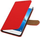 Wicked Narwal | bookstyle / book case/ wallet case Hoes voor Huawei Y7 / Y7 Prime Rood