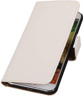 Wicked Narwal | bookstyle / book case/ wallet case Hoes voor Samsung Galaxy E7 Wit
