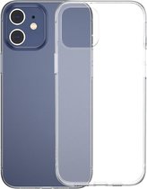 Shop4 - iPhone 12 Hoesje - Zachte Back Case Transparant