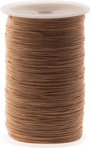 Waxkoord Katoen (ca. 0.5 mm) Peach Rose (500 Meter)