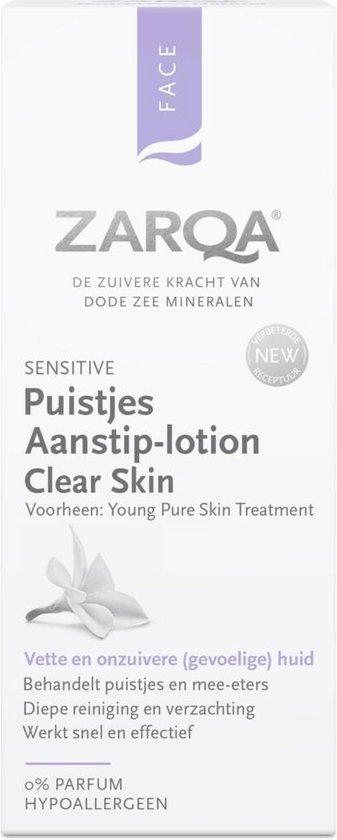 Zarqa Puistjes Aanstip-lotion Clear Skin 20 ml