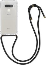 kwmobile telefoonhoesje compatibel met LG G8s ThinQ - Hoesje met koord - Back cover in transparant