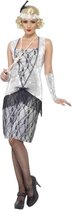 Smiffys - Flapper Costume Silver - Small (25278S) /Adult Costumes /S