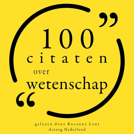 100 Citaten over Wetenschap - cover