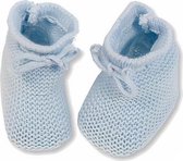 Nursery Time Babysloffen Met Veterstrik 0-3 Maanden Blauw